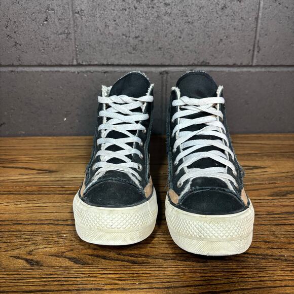 Converse Chuck Taylor All Star High Top Fleece Lined Platform Shoes Men’s 7.5 - Picture 3 of 8